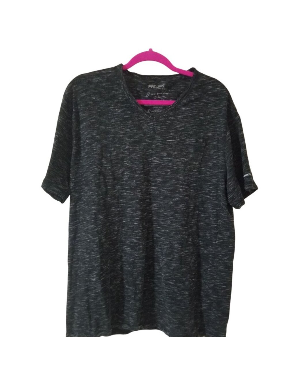 Projek Raw Black Heather Graphic T-Shirt TG/XL "Good Day" Print